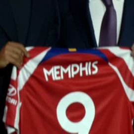 El Atleti presenta a Depay  