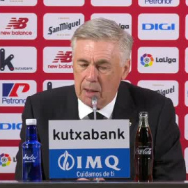 Ancelotti sobre Vinicius: "Todos le aprietan, yo creo que sin sentido. Le quiero mucho y queremos que sea respetado un poco más"