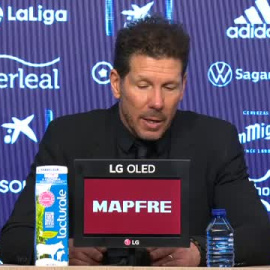 Simeone: "Vivimos de la ilusión y la ilusión no me la quita nadie mientras esté aquí"
