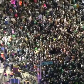 Filadelfia sale a la calle para celebrar el pase la Super Bowl