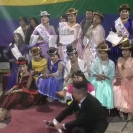 Se celebra en Bolivia el certamen por el título de Cholita Transformista 2023