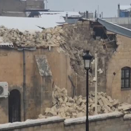 Se derrumba parcialmente un castillo Patrimonio de la Humanidad tras el terremoto en Turquía 