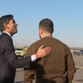 Zelensky en el 10 de Downing Street