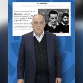 Tebas descarta sanciones deportivas al Barça porque los hechos "ya han prescrito" pese a admitir que "estas cosas no pueden ocurrir en el fútbol español"   