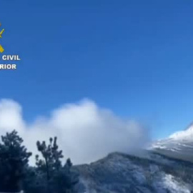 La nieve hace su aparición en las Islas Canarias