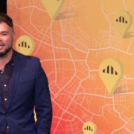 Rufián: "No podemos cambiar a Marchena, sólo aspiramos a ponérselo difícil"