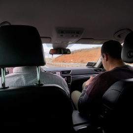 VÍDEO | El convoy solidario de taxistas a Polonia, limitado en el recorrido a seguir por la subida de la gasolina