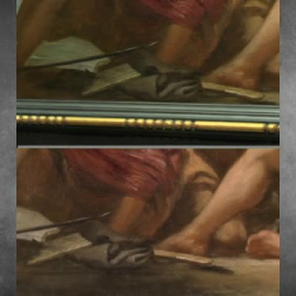 El Museo del Prado recupera el formato original del cuadro de Velázquez, 'Mercurio y Argos'