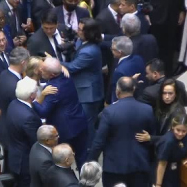 Luiz Inacio Lula da Silva toma posesión del cargo de presidente de Brasil por tercera vez