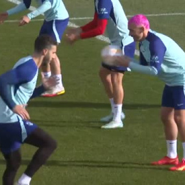 El Atleti prepara su visita al Carlos Tartiere     