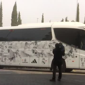 Ambientazo en Cáceres para recibir al Real Madrid  