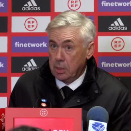 Ancelotti: "Esto no es fútbol, era imposible jugar"   