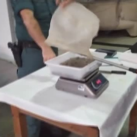 La Guardia Civil interviene 190 kilos de angulas en Algeciras