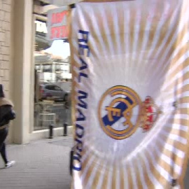 Todo preparado en el Bernabéu para el derbi  