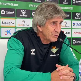 Pellegrini: "Ojalá los jugadores de LaLiga simularan menos faltas"  