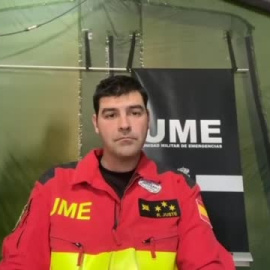 El capitán Juste de la UME narra la emoción tras un rescate in extremis bajo los escombros