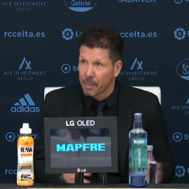 Simeone: "En la vida siempre hay problemas que resolver y se resuelven actuando"