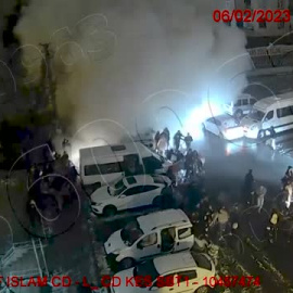 Nuevas imágenes publicadas por la policía muestran el momento del terremoto en Turquía