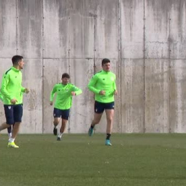 El Athletic sigue preparando el partido del domingo en el Metropolitano ante el Atlético