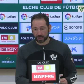 Machín: "Si un equipo como el nuestro consigue empatar en el Bernabéu hay que valorarlo"