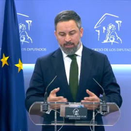 Abascal admite que el objetivo de su moción de censura es "retratar al Gobierno"