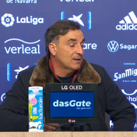 Carvalhal, tras empatar con el Osasuna: "La primera parte ha sido heavy metal"
