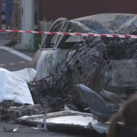 Dos cazas italianos se estrellan en un barrio de Roma durante un entrenamiento