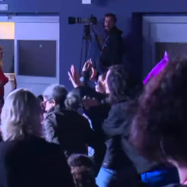 Mujeres críticas con la Ley Trans interrumpen el acto del 8-M organizado por Igualdad