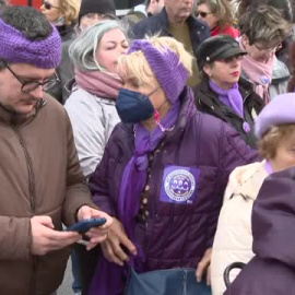 El feminismo en Valladolid marcha unido, dedicando la jornada a las víctimas de la violencia machista