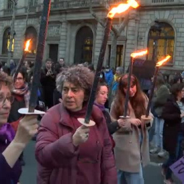 Multitudinarias manifestaciones por la igualdad este 8M en las principales ciudades españolas