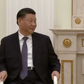 El presidente chino Xi Jinping se reúne con Vladimir Putin en Moscú