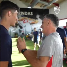 El Sevilla ya se entrena a las órdenes de Mendilibar