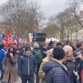 Nuevos enfrentamientos en la décima ronda de protestas contra la reforma de pensiones de Macron