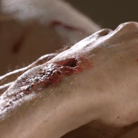 Impresionante imagen hiperrealista de Jesús en la catedral de Guadix, en Granada