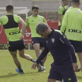 Muniain: "Estamos centrados únicamente en el Getafe CF, ganar sería la mejor manera de preparar el partido del martes"
