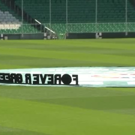 El Villamarín se disfraza de campo de golf por un día   