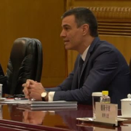 Pedro Sánchez, al primer ministro chino: "Queremos avanzar a una colaboración con la UE más equilibrada"