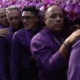 Multitudinaria procesión del Nazareno de San Pablo en Caracas 