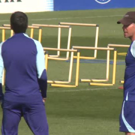 El Atleti sigue preparando su duelo ante el Rayo Vallecano   