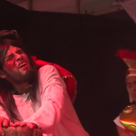 Las favelas de Brasil, escenario de la Pasión de Cristo