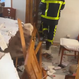 Una fuerte explosión de gas deja tres heridos en una casa en Villaconejos (Madrid)