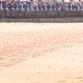 Ribadesella celebra en un escenario sinigual sus espectaculares carreras de caballos