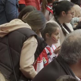  Entrenamiento a puerta abierta del Athletic en San Mamés 