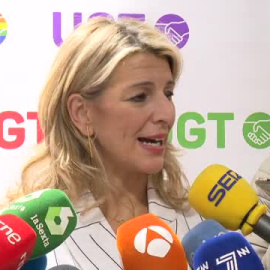 Yolanda Díaz pide a Feijóo que rectifique el gobierno de Castilla y León con Vox tras las palabras de Gallardo