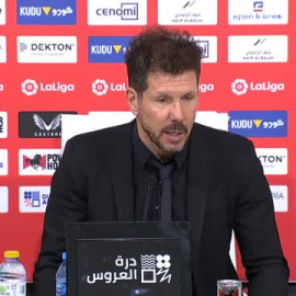 Simeone: "No tengo dudas que llegará el gol en el momento más importante que tendremos de aquí hacia adelante"