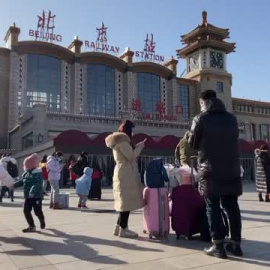 Comienza el gran éxodo del año nuevo chino