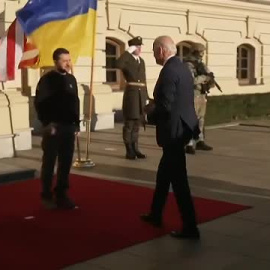 Visita sorpresa de Biden a Ucrania para reunirse con Zelenski