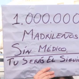 Nueva manifestación de sanitarios de Atención Primaria en Madrid