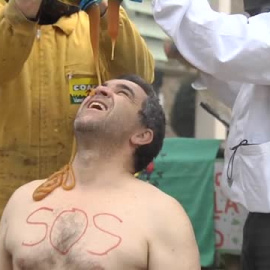 Protesta de apicultores en Valencia