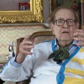 El candidato de Vox en la moción de censura, Ramón Tamames, defiende su independencia del partido de Abascal